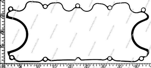 NPS M122A06 - Прокладка, кришка головки циліндра autocars.com.ua