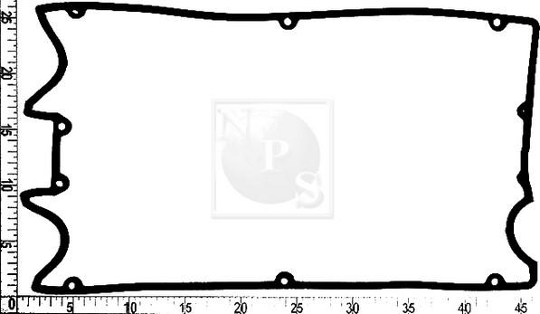 NPS M122I12 - Прокладка, кришка головки циліндра autocars.com.ua