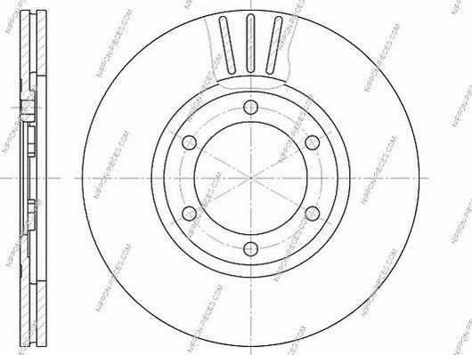 NPS M330A26 - Гальмівний диск autocars.com.ua