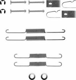 NPS M351A02 - Комплектуючі, барабанний гальмівний механізм autocars.com.ua