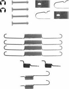 NPS M351A05 - Комплектуючі, барабанний гальмівний механізм autocars.com.ua