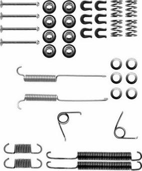 NPS M351I04 - Комплектуючі, барабанний гальмівний механізм autocars.com.ua