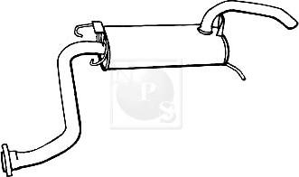 NPS M430A21 - Система випуску ОГ autocars.com.ua