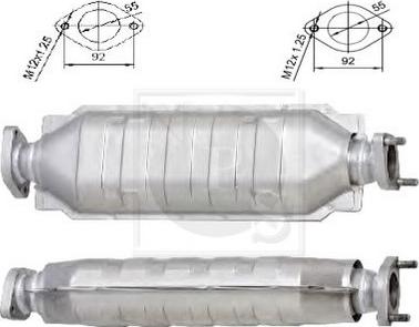 NPS M431I26 - Каталізатор autocars.com.ua