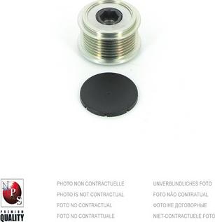 NPS M515I201 - Ремінний шків, генератор autocars.com.ua