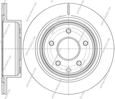 NPS N331N03 - Гальмівний диск autocars.com.ua