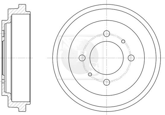 NPS N340N11 - Гальмівний барабан autocars.com.ua
