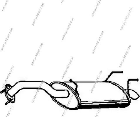 NPS N430N217 - Система випуску ОГ autocars.com.ua