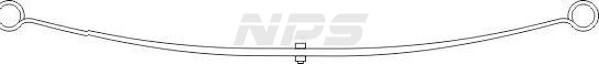 NPS N460N13 - Ресорний лист autocars.com.ua