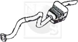 NPS S430G13 - Система випуску ОГ autocars.com.ua