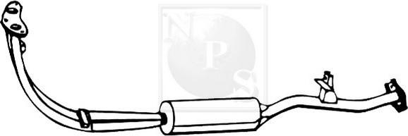 NPS S430I00 - Система випуску ОГ autocars.com.ua