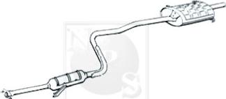 NPS S430I22 - Система випуску ОГ autocars.com.ua