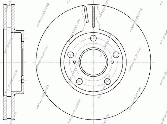 NPS T330A91 - Гальмівний диск autocars.com.ua