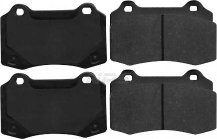 NPS T361L03 - Гальмівні колодки, дискові гальма autocars.com.ua