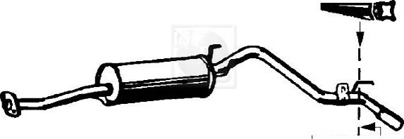 NPS T430A113 - Система випуску ОГ autocars.com.ua