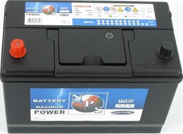NPS U540L35B - Стартерна акумуляторна батарея, АКБ autocars.com.ua