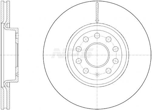 NPS V330G03 - Гальмівний диск autocars.com.ua