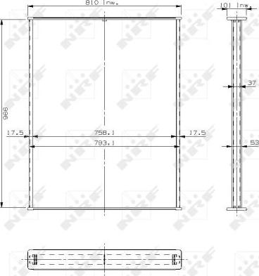 NRF 13012 - Сітка радіатора, охолодження двигуна autocars.com.ua