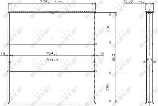 NRF 24687 - Сітка радіатора, охолодження двигуна autocars.com.ua