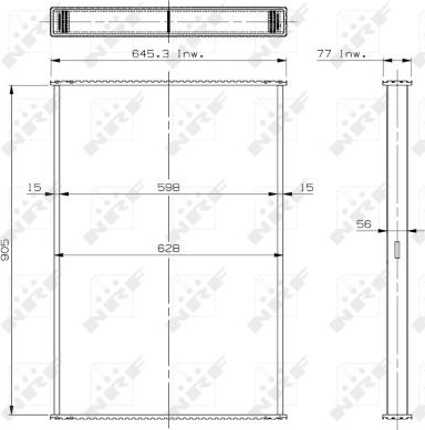 NRF 29586 - Сердцевина радиатора, охлаждение двигателя avtokuzovplus.com.ua