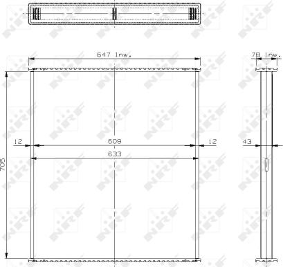 NRF 29605 - Сітка радіатора, охолодження двигуна autocars.com.ua