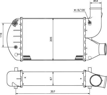 NRF 30031 - Интеркулер autocars.com.ua