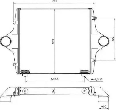 NRF 30079 - Интеркулер autocars.com.ua