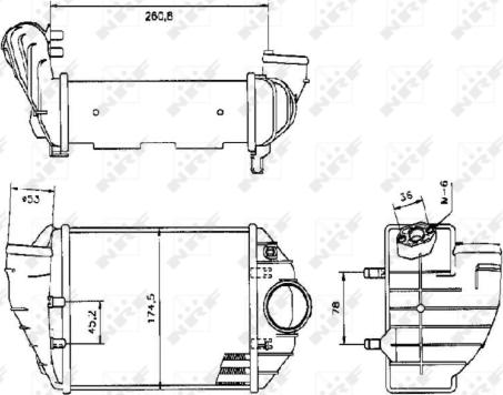 NRF 30133 - Интеркулер autocars.com.ua