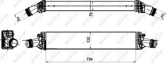 NRF 30189 - Интеркулер autocars.com.ua