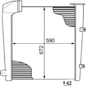 NRF 30212 - Интеркулер autocars.com.ua