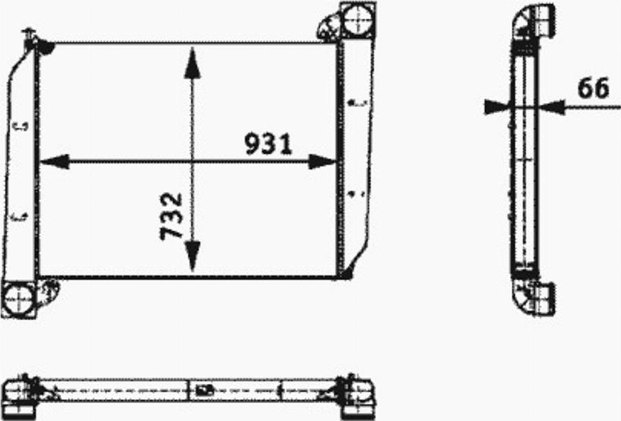 NRF 30214 - Интеркулер autocars.com.ua