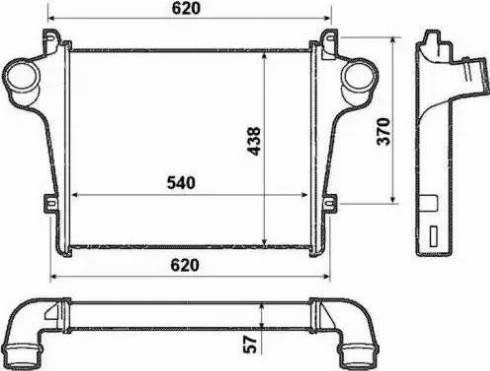 NRF 30231 - Интеркулер autocars.com.ua