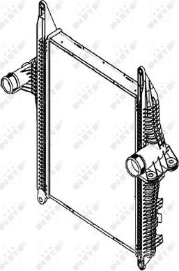 NRF 30263 - Интеркулер autocars.com.ua