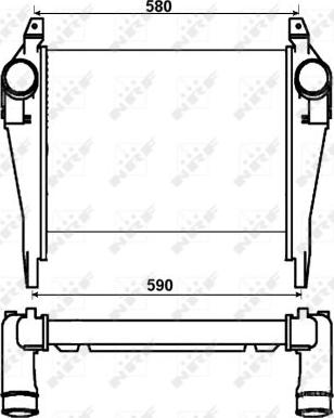 NRF 30265 - Интеркулер autocars.com.ua