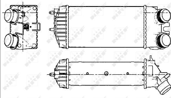 NRF 30278 - Интеркулер autocars.com.ua