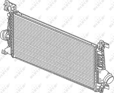 NRF 30318 - Интеркулер autocars.com.ua