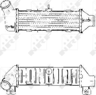 NRF 30444 - Интеркулер autocars.com.ua