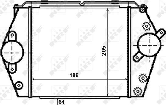 NRF 30471 - Интеркулер autocars.com.ua