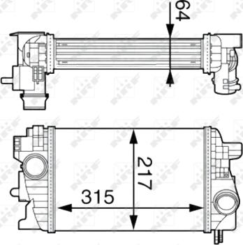 NRF 30534 - Интеркулер autocars.com.ua