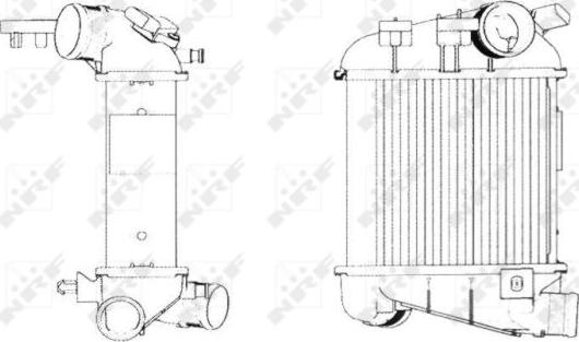 NRF 30770 - Интеркулер autocars.com.ua