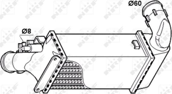 NRF 30835 - Интеркулер autocars.com.ua