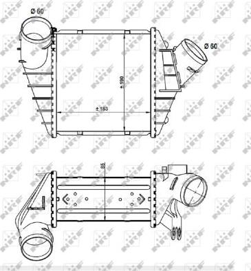 NRF 30848 - Интеркулер autocars.com.ua