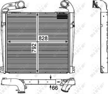 NRF 30898X - Интеркулер autocars.com.ua