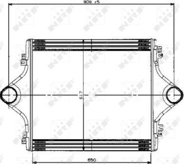 NRF 309005X - Интеркулер autocars.com.ua