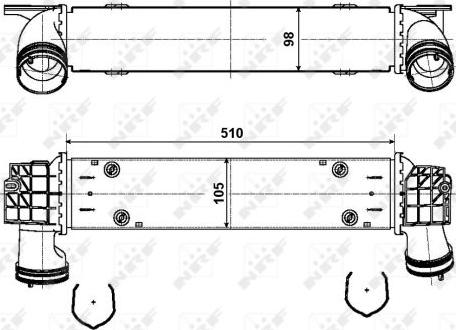 NRF 30907A - Интеркулер autocars.com.ua