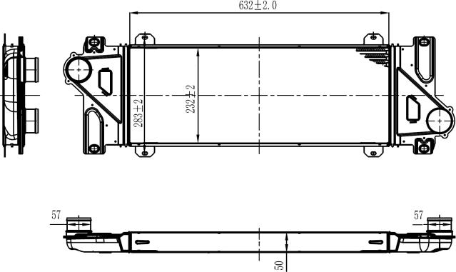 NRF 309110 - Интеркулер autocars.com.ua