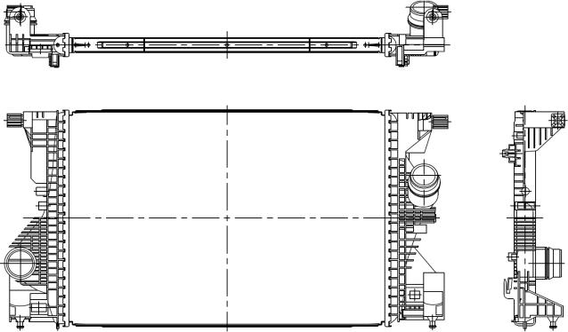 NRF 309119 - Интеркулер autocars.com.ua