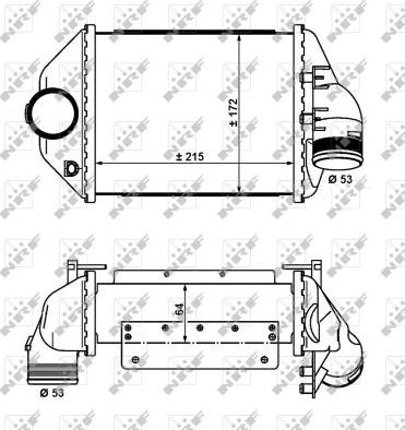 NRF 30914 - Интеркулер autocars.com.ua