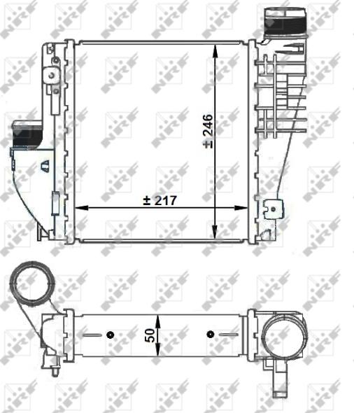 NRF 30924 - Интеркулер autocars.com.ua