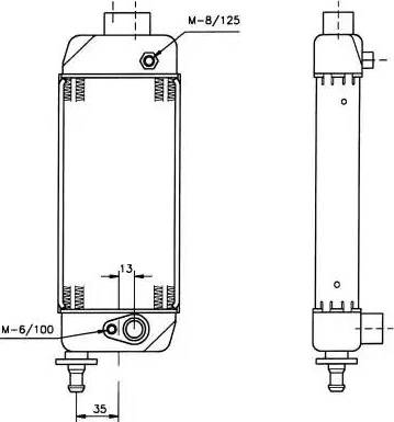 NRF 31028 - Масляний радіатор, рухове масло autocars.com.ua